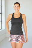 Viper Camo Rosé Skirt
