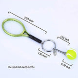 Mini Racquet Keychain