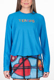 Tenis Art Long Sleeves Original Mesh Relax Top