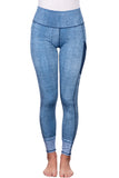 Denim Heart Pocket Legging