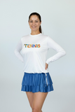 Halos Tennis Art Long Sleeve UPF Relaxed Top