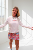 Halos Tennis Art Long Sleeve UPF Relaxed Top
